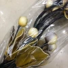 Large artificial flower pieces with flower stamens, yellow entrance hall ornaments, and artificial flower shooting props details Picture